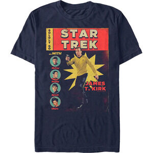 Comic Book Cover Star Trek Tshirt